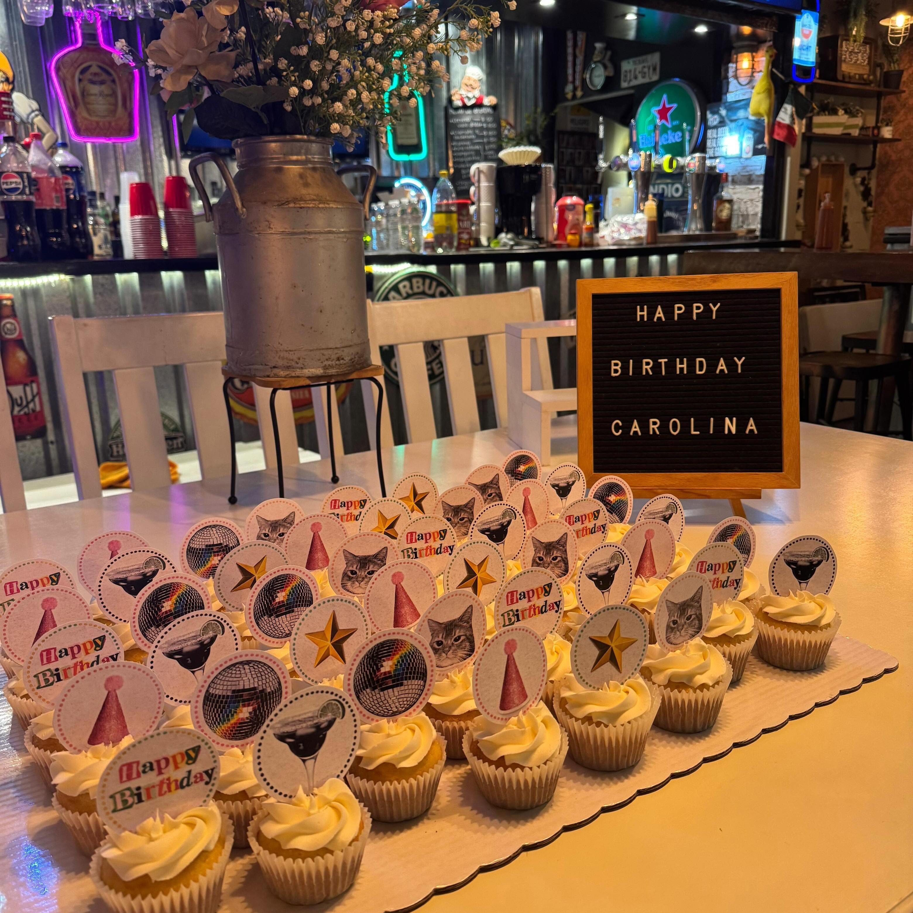 Mesa de cupcakes